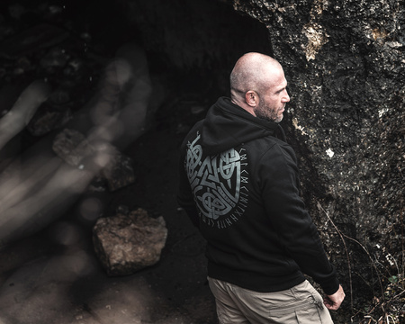 Bluza klasyczna z zamkiem North Valknut