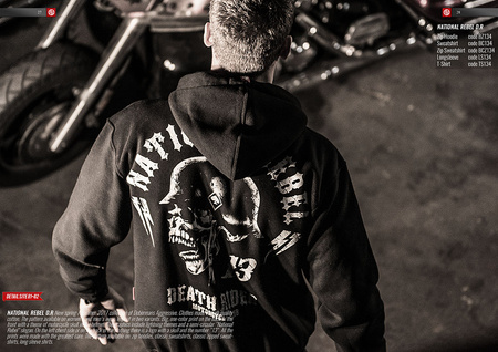 BLUZA CLASSIC Z ZAMKIEM NATIONAL REBEL D.R 