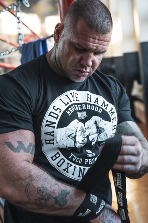 BLUZA Z KAPTUREM BOXING UNION