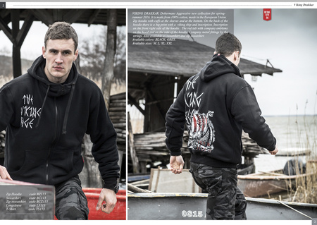 BLUZA CLASSIC Z ZAMKIEM VIKING DRAKKAR