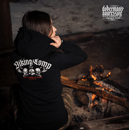 DAMSKA BLUZA NA ZAMEK Z KAPTUREM MY VALHALLA