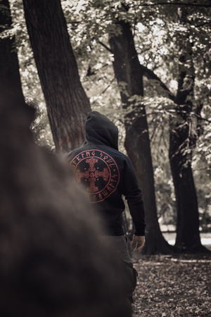 Bluza z kapturem na zamek THORS CROSS